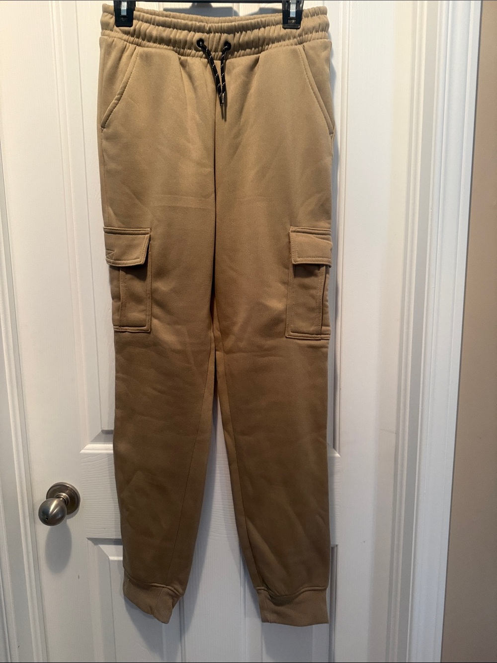 Cargo Jogger Pants in Tan - Casual Utility Style